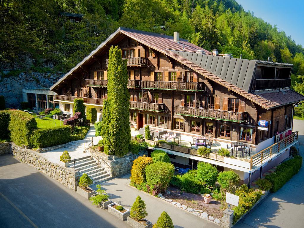 Hotel Aux Mille Etoiles Salvan Exteriér fotografie